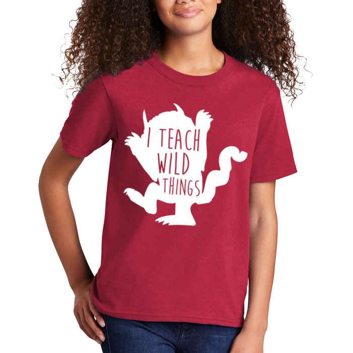 I Teach Wild Things Kids T-Shirt