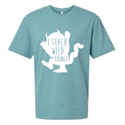 I Teach Wild Things Sueded Cloud Jersey T-Shirt