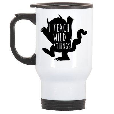 I Teach Wild Things Stainless Steel Travel Mug