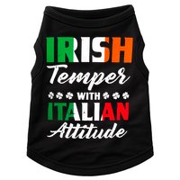 Irish Temper With Italian Attitude St Patrick Doggie Tank