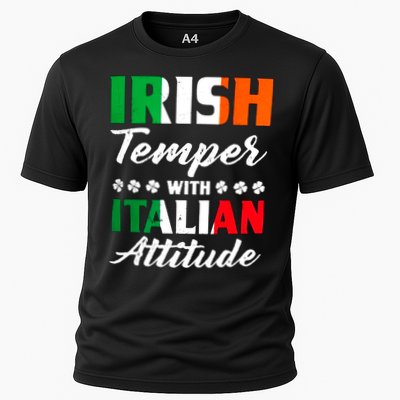 Irish Temper With Italian Attitude St Patrick Performance Shirt