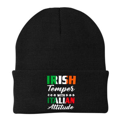 Irish Temper With Italian Attitude St Patrick Beanie