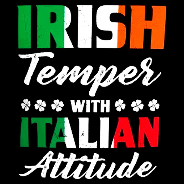 Irish Temper With Italian Attitude St Patrick 16 in Basic Backpack