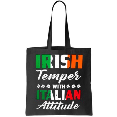 Irish Temper With Italian Attitude St Patrick Bag