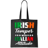 Irish Temper With Italian Attitude St Patrick Bag