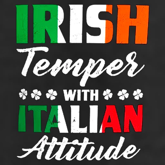 Irish Temper With Italian Attitude St Patrick Tumbler