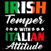 Irish Temper With Italian Attitude St Patrick Zip Tote Bag
