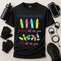 If Teachers Were Crayons Beginning Of The Year End The Year Performance Shirt
