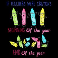 If Teachers Were Crayons Beginning Of The Year End The Year Sustainable Bucket Hat