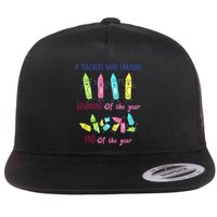 If Teachers Were Crayons Beginning Of The Year End The Year Flatbill Hat