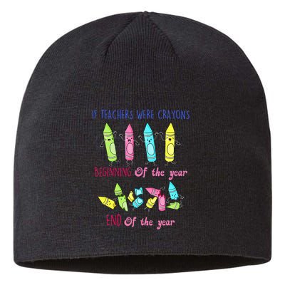 If Teachers Were Crayons Beginning Of The Year End The Year Sustainable Beanie