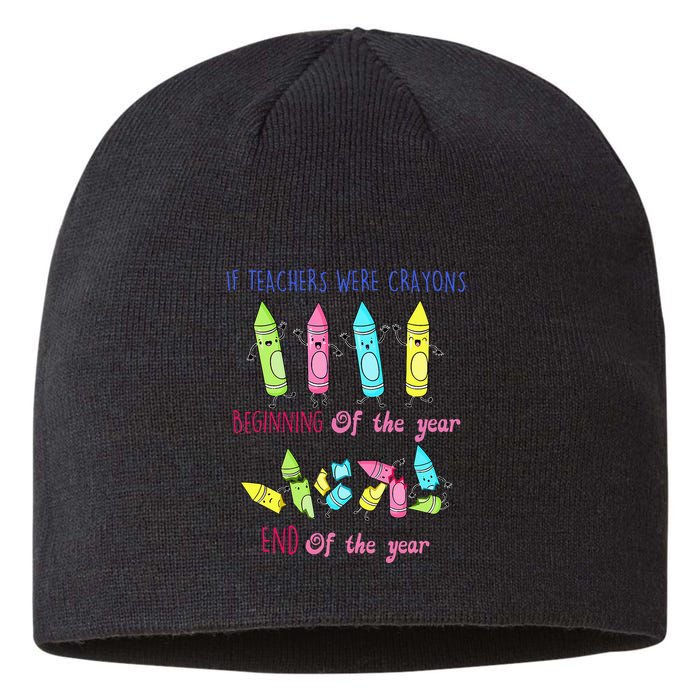 If Teachers Were Crayons Beginning Of The Year End The Year Sustainable Beanie