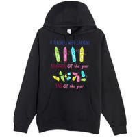 If Teachers Were Crayons Beginning Of The Year End The Year Premium Pullover Hoodie