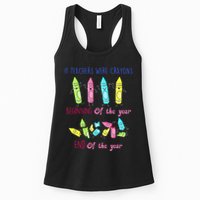 If Teachers Were Crayons Beginning Of The Year End The Year Womens Tank Top