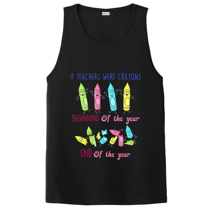 If Teachers Were Crayons Beginning Of The Year End The Year PosiCharge Competitor Tank