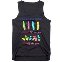 If Teachers Were Crayons Beginning Of The Year End The Year Tank Top