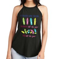 If Teachers Were Crayons Beginning Of The Year End The Year Women's Perfect Tri Rocker Tank