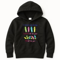If Teachers Were Crayons Beginning Of The Year End The Year Kids Hoodie