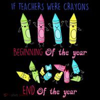If Teachers Were Crayons Beginning Of The Year End The Year Zip Tote Bag