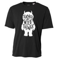 I Teach Wild Thing Teacher Cooling Performance Crew T-Shirt