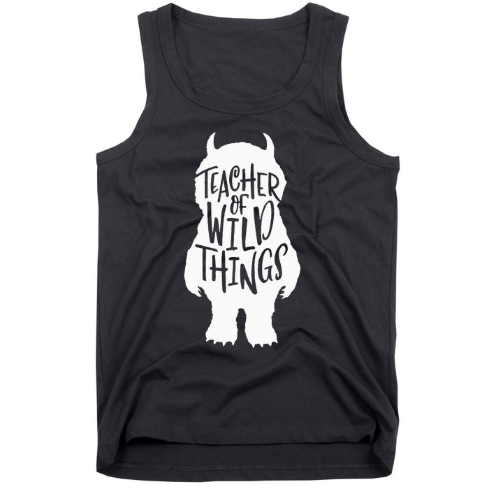 I Teach Wild Thing Teacher Tank Top