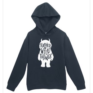 I Teach Wild Thing Teacher Urban Pullover Hoodie