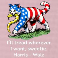 ILl Tread Wherever I Want Sweetie 25L Jumbo Tote