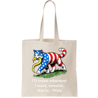 ILl Tread Wherever I Want Sweetie Bag