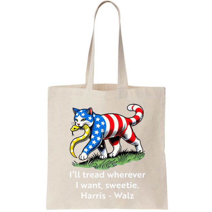 ILl Tread Wherever I Want Sweetie Bag