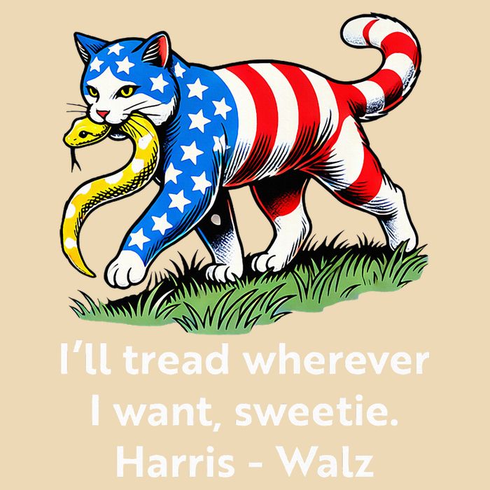 ILl Tread Wherever I Want Sweetie Bag