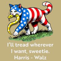 ILl Tread Wherever I Want Sweetie Performance Shirt