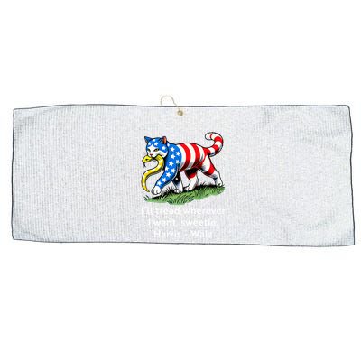 ILl Tread Wherever I Want Sweetie Large Microfiber Waffle Golf Towel