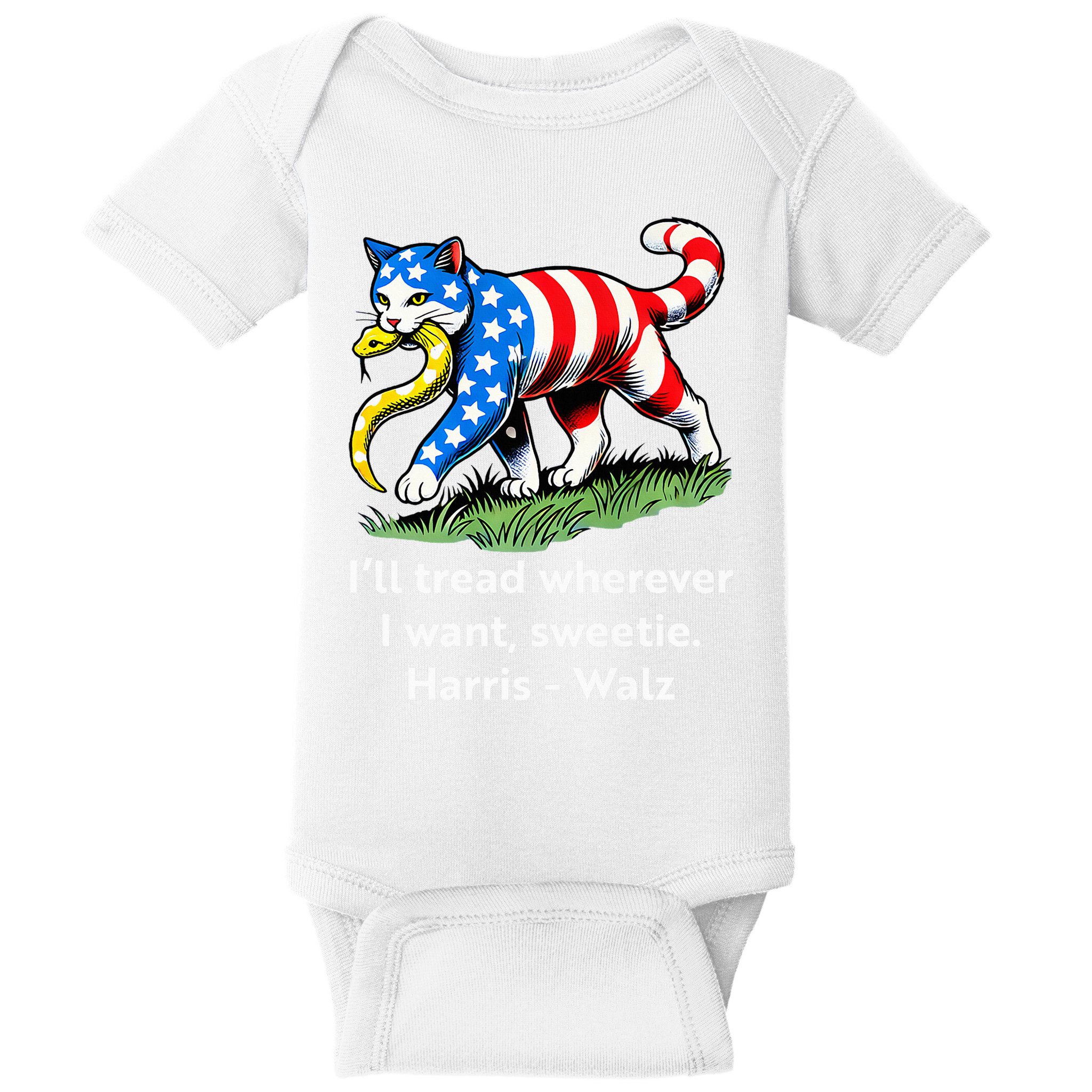ILl Tread Wherever I Want Sweetie Baby Bodysuit