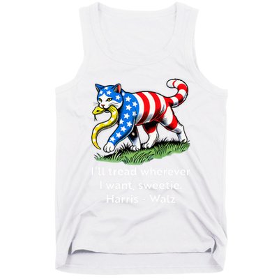 ILl Tread Wherever I Want Sweetie Tank Top