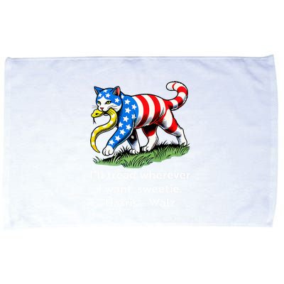 ILl Tread Wherever I Want Sweetie Microfiber Hand Towel