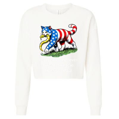 ILl Tread Wherever I Want Sweetie Cropped Pullover Crew
