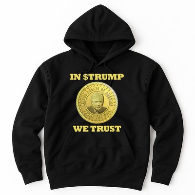 In $Trump We Trust Meme Coin Hoodie