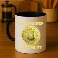 In $Trump We Trust Meme Coin Mug