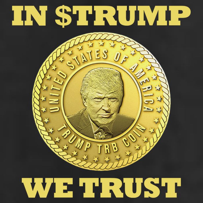 In $Trump We Trust Meme Coin 11oz C Handle Ceramic Mug