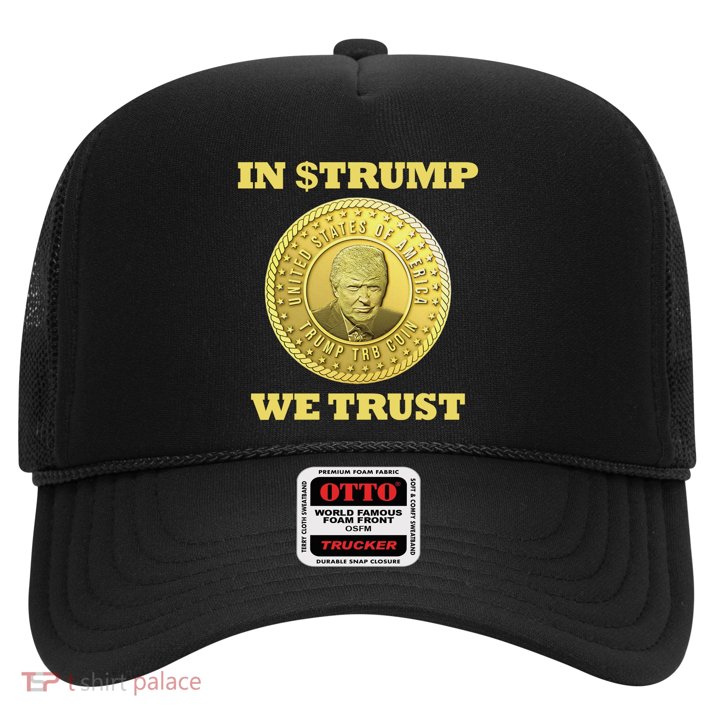 In $Trump We Trust Meme Coin Trucker Hat