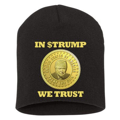In $Trump We Trust Meme Coin Short Acrylic Beanie