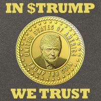 In $Trump We Trust Meme Coin Cotton Canvas Backpack
