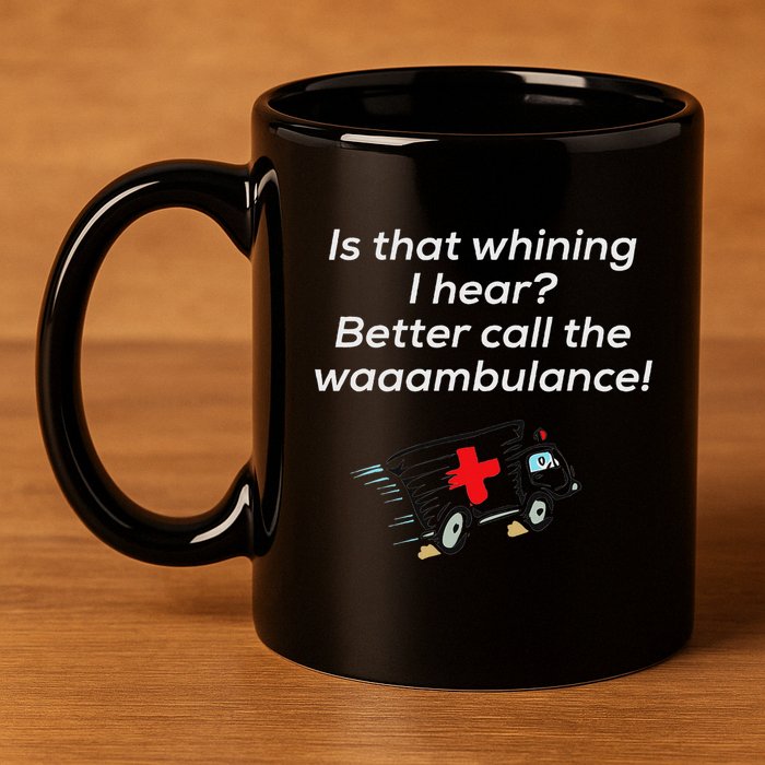 Is That Whining Better Call The Wambulance 11oz C Handle Ceramic Mug