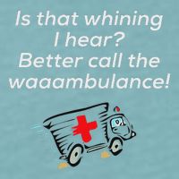 Is That Whining Better Call The Wambulance Sueded Cloud Jersey T-Shirt