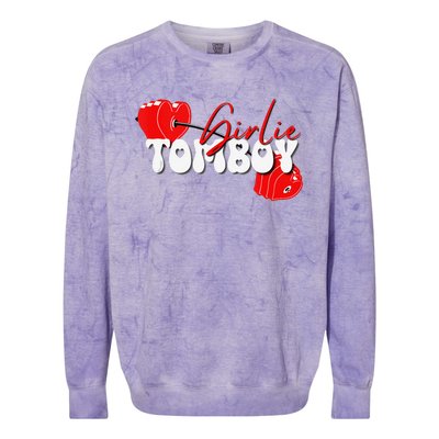 Ie Tom Workout Barbell Colorblast Crewneck Sweatshirt