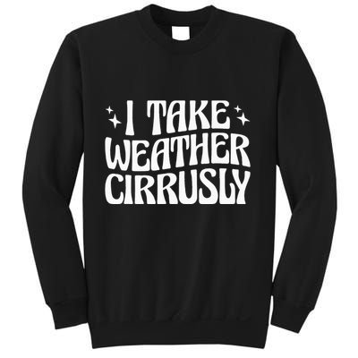 I Take Weather Cirrusly Meteorology Meteorologist Sweatshirt