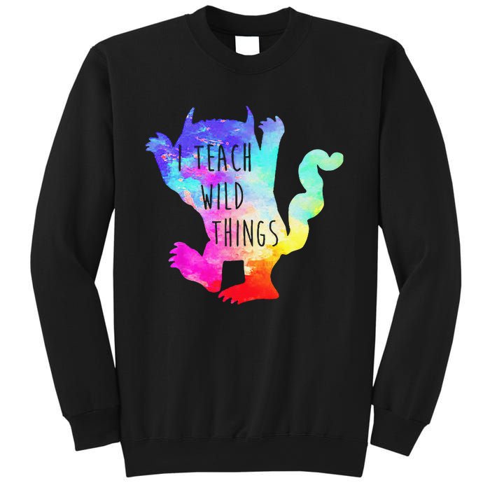 I Teach Wild Things Monster Funny Halloween Gifts Sweatshirt