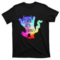 I Teach Wild Things Monster Funny Halloween Gifts T-Shirt