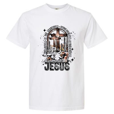 In The Waiting Searching Healing Hurting There Was Jesus Garment-Dyed Heavyweight T-Shirt