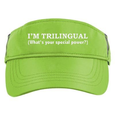 IM Trilingual WhatS Your Special Power Linguistics Adult Drive Performance Visor